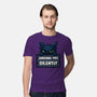 Sorry I'm Late I Saw A Cat-Mens-Premium-Tee-MaxoArt
