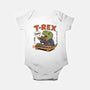 T-Rex Breakfast-Baby-Basic-Onesie-fanfabio