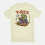 T-Rex Breakfast-Mens-Basic-Tee-fanfabio