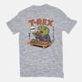 T-Rex Breakfast-Mens-Heavyweight-Tee-fanfabio