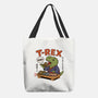 T-Rex Breakfast-None-Basic Tote-Bag-fanfabio
