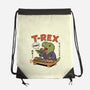 T-Rex Breakfast-None-Drawstring-Bag-fanfabio