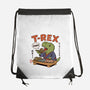 T-Rex Breakfast-None-Drawstring-Bag-fanfabio