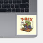 T-Rex Breakfast-None-Glossy-Sticker-fanfabio