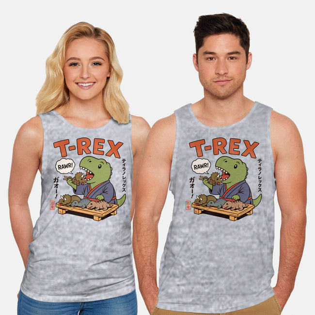 T-Rex Breakfast-Unisex-Basic-Tank-fanfabio