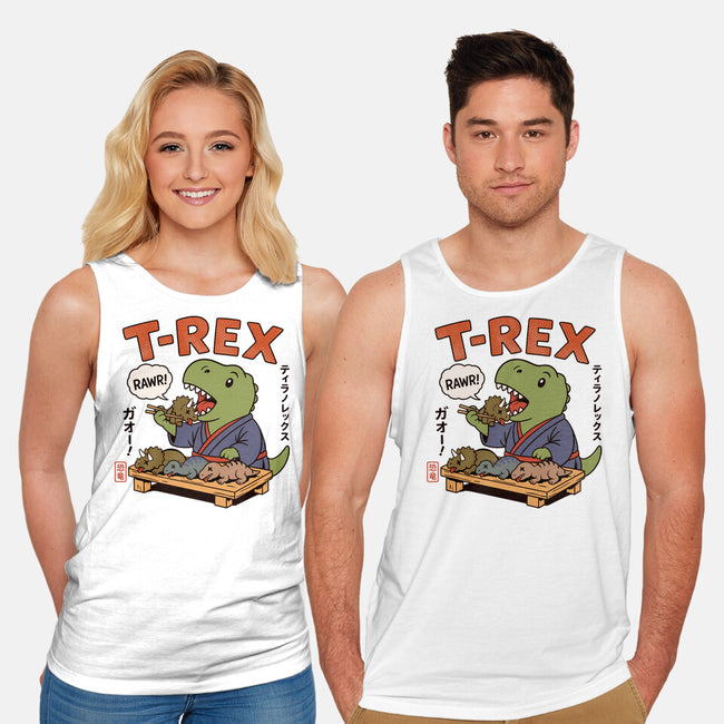 T-Rex Breakfast-Unisex-Basic-Tank-fanfabio