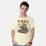 T-Rex Breakfast-Mens-Basic-Tee-fanfabio