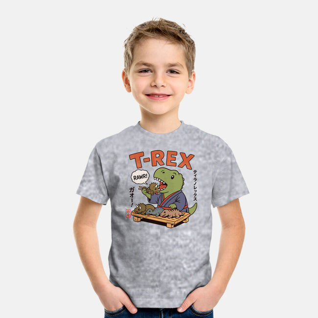 T-Rex Breakfast-Youth-Basic-Tee-fanfabio