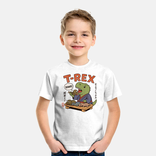 T-Rex Breakfast-Youth-Basic-Tee-fanfabio