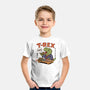 T-Rex Breakfast-Youth-Basic-Tee-fanfabio