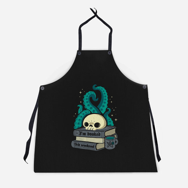 Lovecraftian Books Lover-Unisex-Kitchen-Apron-xMorfina