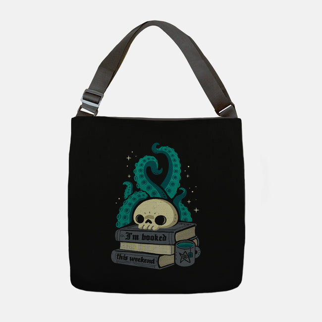 Lovecraftian Books Lover-None-Adjustable Tote-Bag-xMorfina