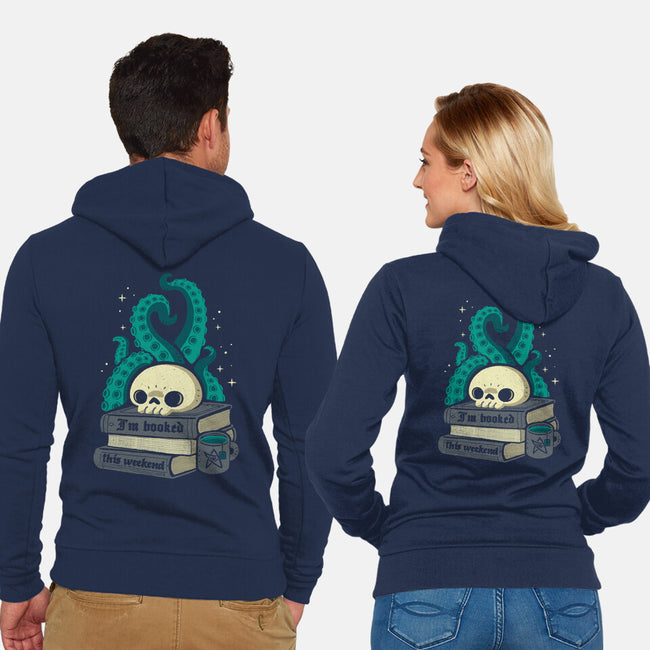 Lovecraftian Books Lover-Unisex-Zip-Up-Sweatshirt-xMorfina