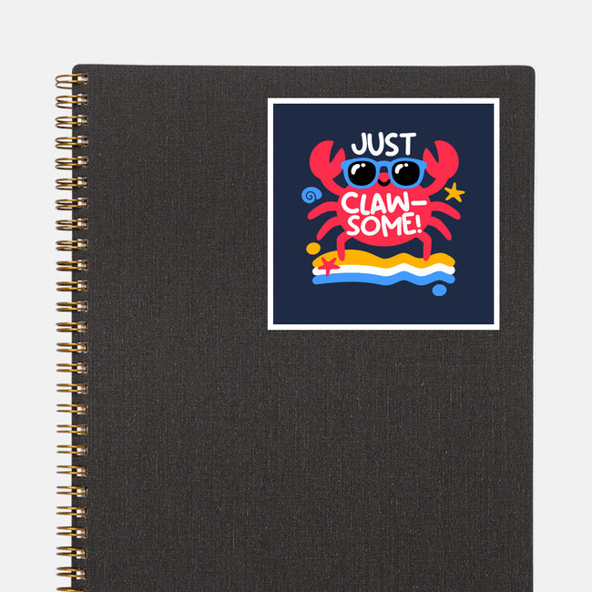 Just Clawsome-None-Glossy-Sticker-NemiMakeit