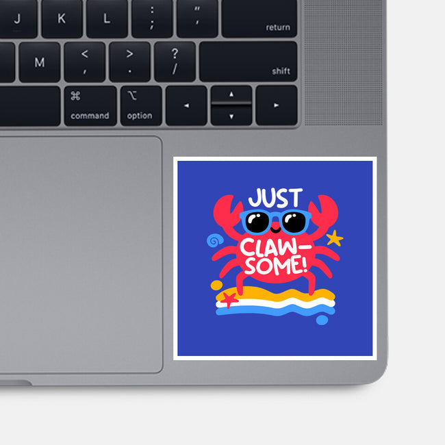 Just Clawsome-None-Glossy-Sticker-NemiMakeit