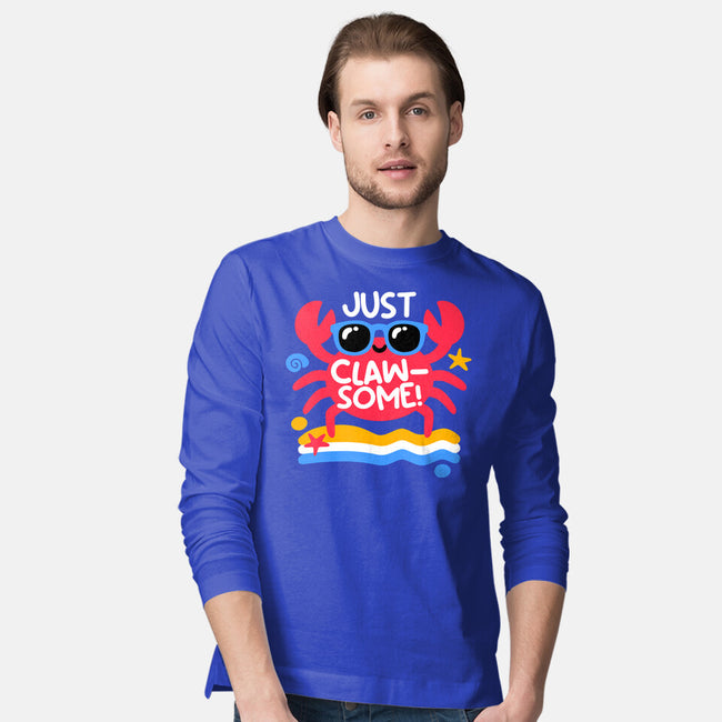 Just Clawsome-Mens-Long Sleeved-Tee-NemiMakeit