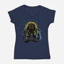 Thanks Mr B-Womens-V-Neck-Tee-nickzzarto