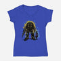 Thanks Mr B-Womens-V-Neck-Tee-nickzzarto