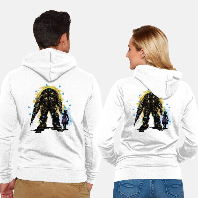 Thanks Mr B-Unisex-Zip-Up-Sweatshirt-nickzzarto