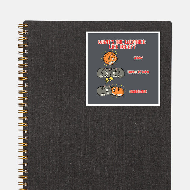 Meoweather-None-Glossy-Sticker-Freecheese
