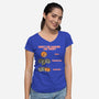 Meoweather-Womens-V-Neck-Tee-Freecheese