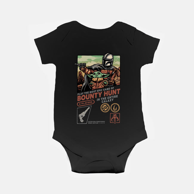 Epic Game Of Bounty Hunt-Baby-Basic-Onesie-glitchygorilla