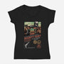 Epic Game Of Bounty Hunt-Womens-V-Neck-Tee-glitchygorilla