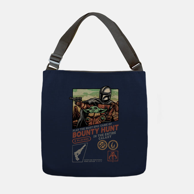 Epic Game Of Bounty Hunt-None-Adjustable Tote-Bag-glitchygorilla