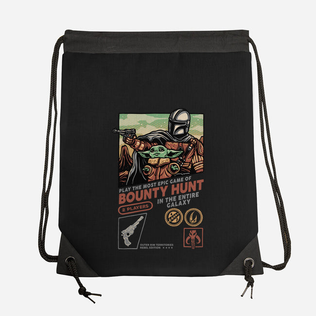Epic Game Of Bounty Hunt-None-Drawstring-Bag-glitchygorilla