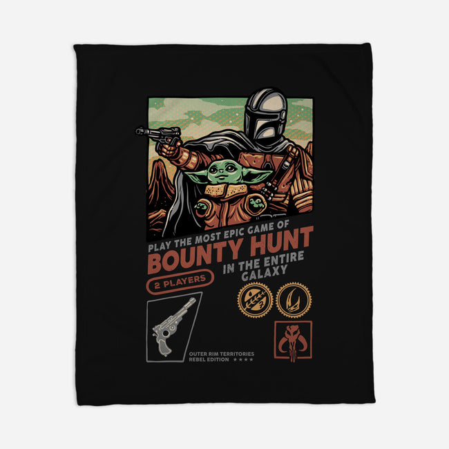 Epic Game Of Bounty Hunt-None-Fleece-Blanket-glitchygorilla