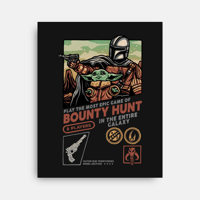 Epic Game Of Bounty Hunt-None-Stretched-Canvas-glitchygorilla
