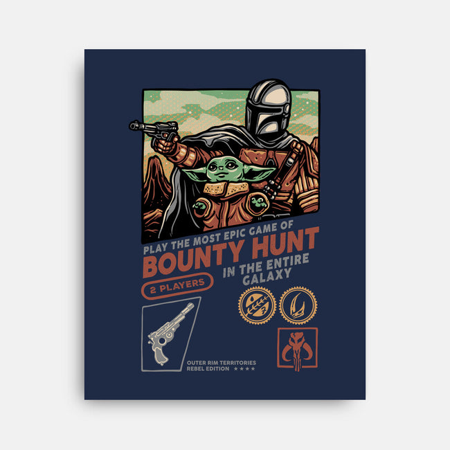 Epic Game Of Bounty Hunt-None-Stretched-Canvas-glitchygorilla