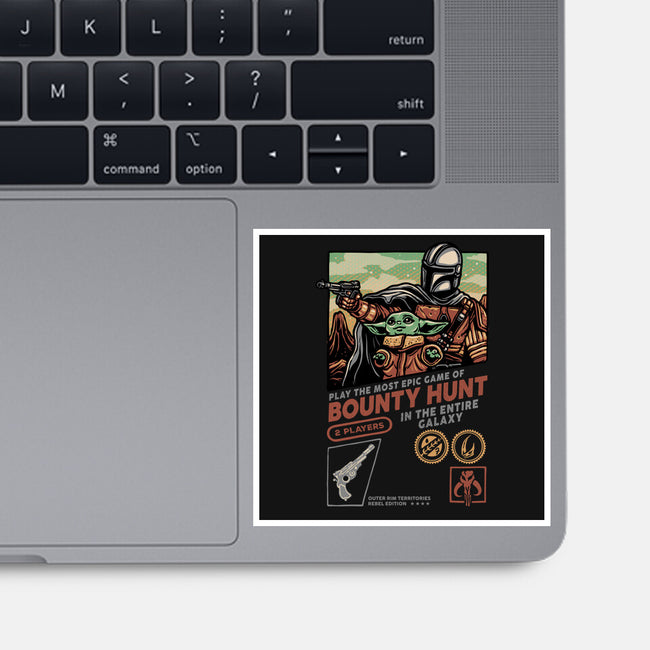 Epic Game Of Bounty Hunt-None-Glossy-Sticker-glitchygorilla