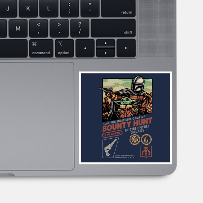 Epic Game Of Bounty Hunt-None-Glossy-Sticker-glitchygorilla