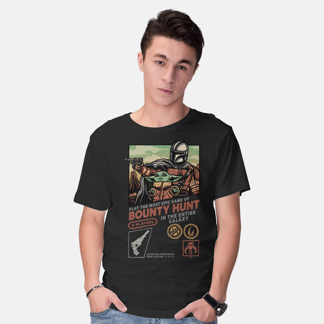 Epic Game Of Bounty Hunt-Mens-Basic-Tee-glitchygorilla