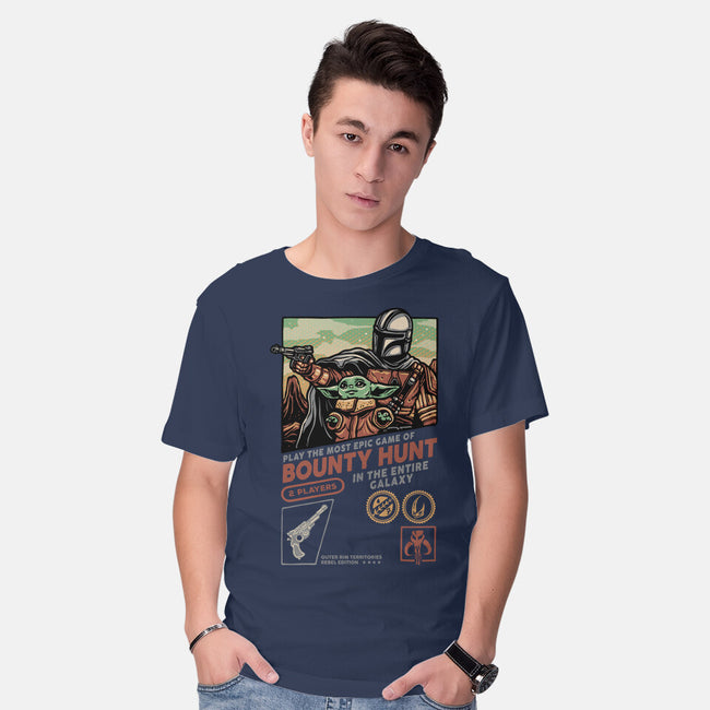 Epic Game Of Bounty Hunt-Mens-Basic-Tee-glitchygorilla