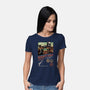 Epic Game Of Bounty Hunt-Womens-Basic-Tee-glitchygorilla