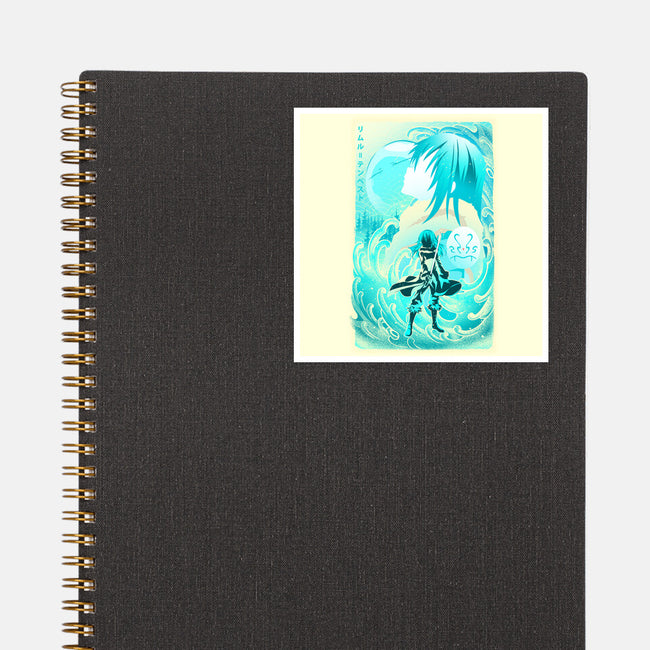 Great Wave Rimuru-None-Glossy-Sticker-hypertwenty