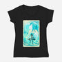 Great Wave Rimuru-Womens-V-Neck-Tee-hypertwenty