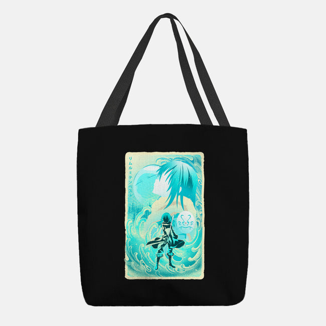 Great Wave Rimuru-None-Basic Tote-Bag-hypertwenty