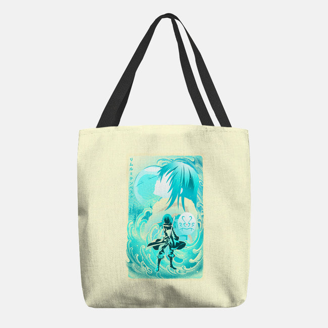 Great Wave Rimuru-None-Basic Tote-Bag-hypertwenty