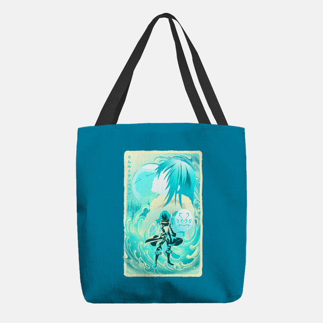 Great Wave Rimuru-None-Basic Tote-Bag-hypertwenty