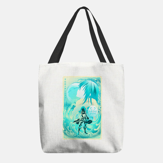 Great Wave Rimuru-None-Basic Tote-Bag-hypertwenty