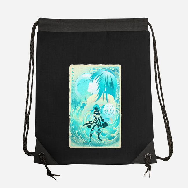 Great Wave Rimuru-None-Drawstring-Bag-hypertwenty