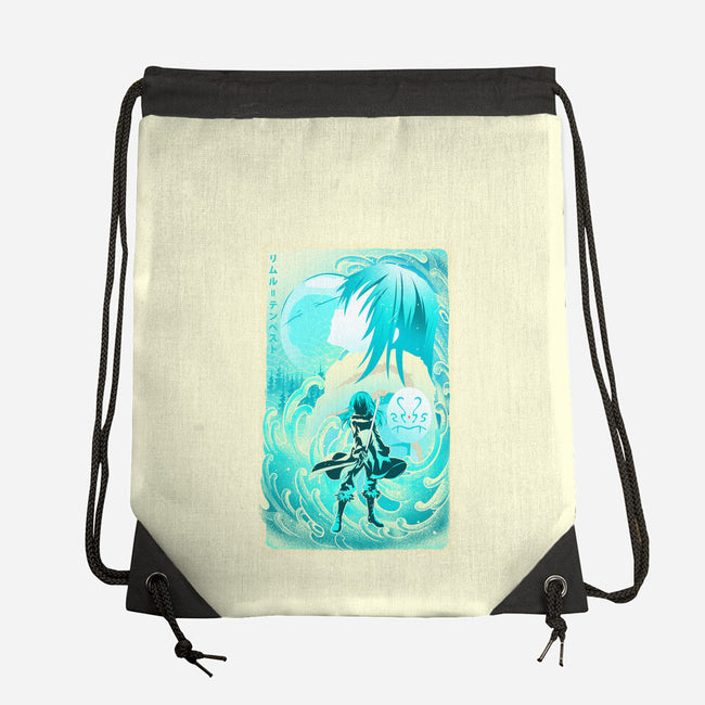 Great Wave Rimuru-None-Drawstring-Bag-hypertwenty