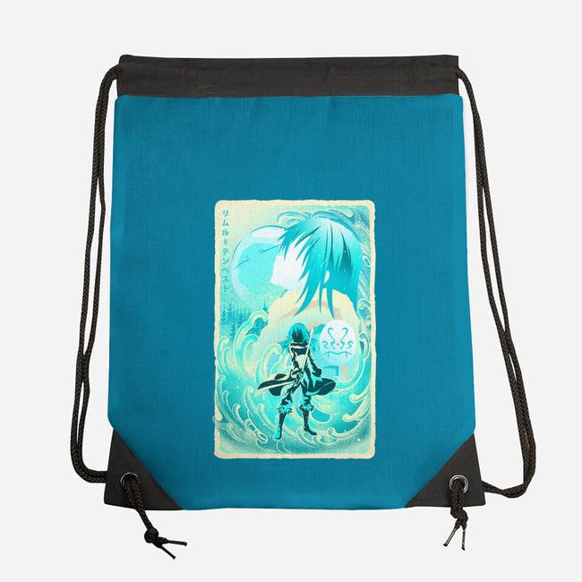 Great Wave Rimuru-None-Drawstring-Bag-hypertwenty