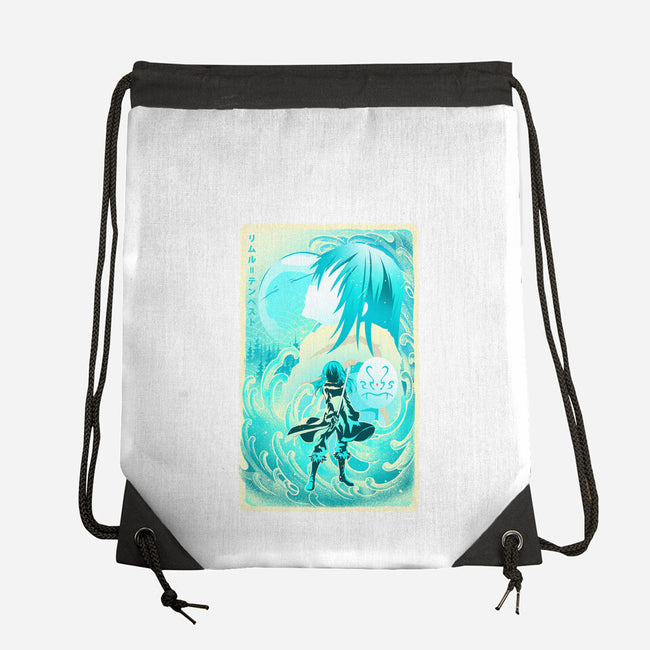Great Wave Rimuru-None-Drawstring-Bag-hypertwenty