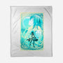 Great Wave Rimuru-None-Fleece-Blanket-hypertwenty