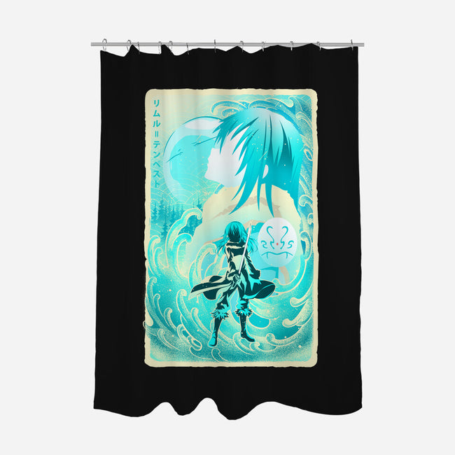 Great Wave Rimuru-None-Polyester-Shower Curtain-hypertwenty