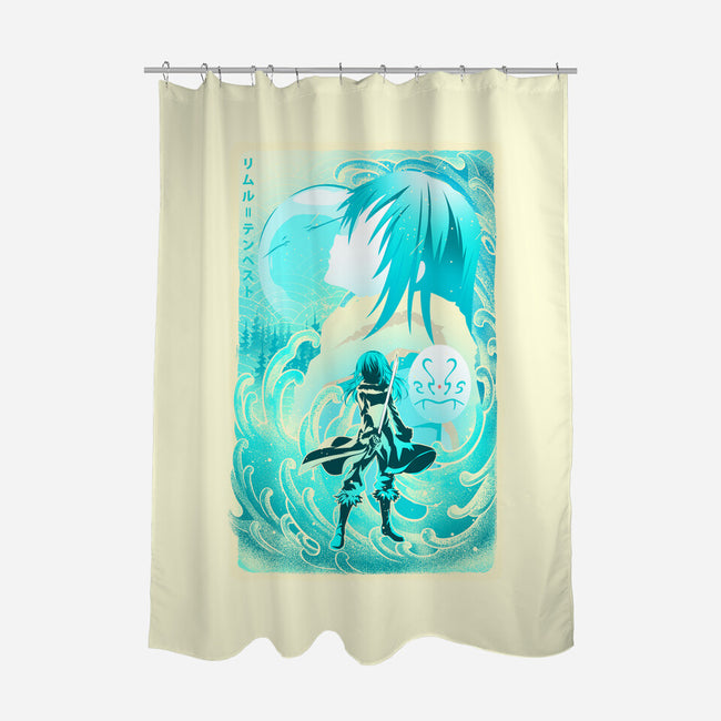Great Wave Rimuru-None-Polyester-Shower Curtain-hypertwenty